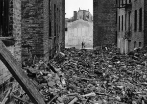 Going to church on a Sunday morning.